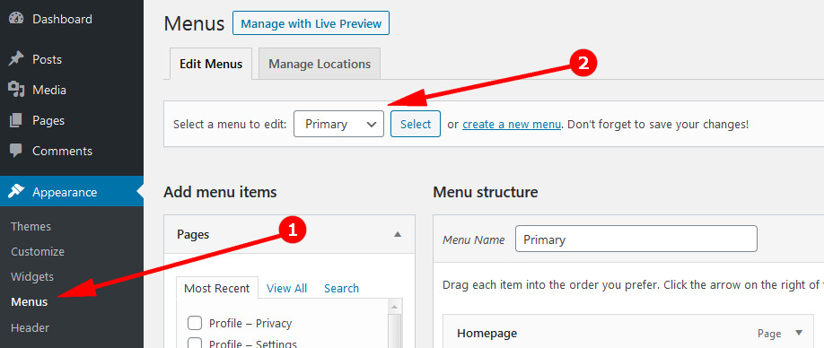 datebook-nav-menu-screen